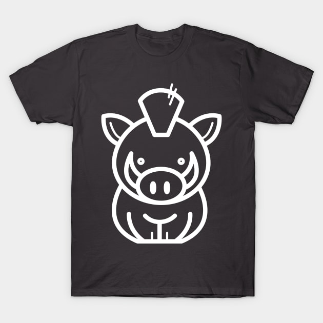 White Pig T-Shirt by PGMcast